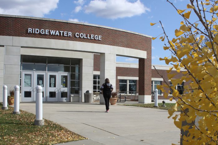 Student approaching Ridgewater