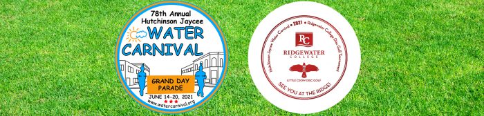 Water Carnival Button and Disc Golf Tourney Disc Design