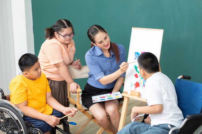 Photo of students from various abilities